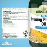 Evening Primrose Oil 1000mg for Hormonal Balance