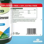 Evening Primrose Oil 500mg – Hormonal Balance & Skin Support