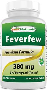 Naturals Feverfew 380 mg - 180 Capsules