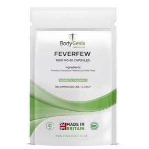 Bodygenix Feverfew Capsules for Migraine Relief