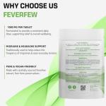 Bodygenix Feverfew 1000mg for Headaches and Joints