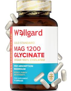 Wellgard Pure Magnesium Glycinate - High Absorption Supplement