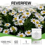 Bodygenix Feverfew Capsules for Migraine Relief
