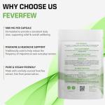 Bodygenix Feverfew Capsules for Migraine Relief