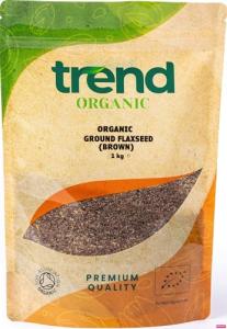 Organic Ground Brown Flaxseed - High Protein & Omega-3