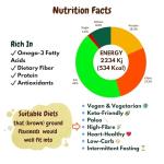 Organic Ground Brown Flaxseed - High Protein & Omega-3