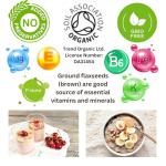 Organic Ground Brown Flaxseed - High Protein & Omega-3