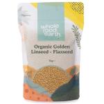 Organic Golden Flaxseed by Wholefood Earth - 1 kg