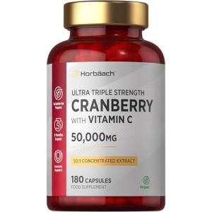 Cranberry Capsules 50,000 mg with Vitamin C