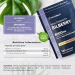 High Strength Bilberry Extract 8,000mg - 120 Capsules