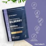 High Strength Bilberry Extract 8,000mg - 120 Capsules