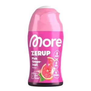 MORE Zerup Zero Calorie Pink Grapefruit Syrup