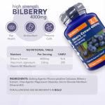Zipvit Bilberry Extract 4000mg Eye Supplement, 120 Vegan Tablets