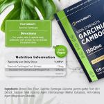 Garcinia Cambogia 1500mg Vegan Capsules 120ct
