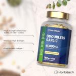 High Strength Odourless Garlic Capsules 45,000mg