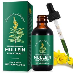 Mullein Leaf Liquid Drops for Quick Absorption