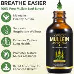 Mullein Leaf Extract Drops for Lung Support