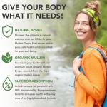 Mullein Leaf Extract Drops for Lung Support