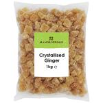 Manor Springs Crystallised Ginger 1kg - Sweet & Spicy