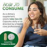 Goldenseal Root 570 mg Capsules - 100 Count