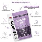 High Strength Berberine HCL 500mg - 60 Capsules