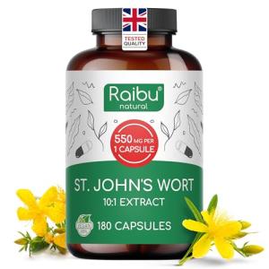 St John's Wort 5,500 mg - Mood Support Capsules