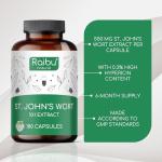 St John's Wort 5,500 mg - Mood Support Capsules
