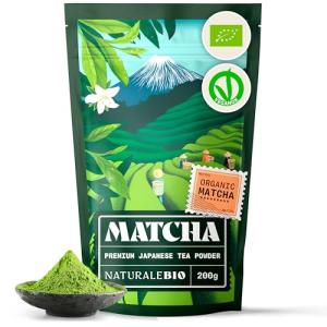 Organic Japanese Matcha Green Tea Powder - 200g