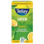 Tetley Lemon Green Tea Bags - Refreshing Citrus Blend