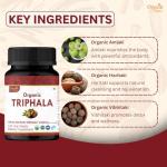 Organic Triphala Tablets with Amla, Haritaki, Bibhitaki