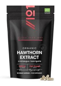 Organic Hawthorn Extract 3500mg – 90 Vegan Capsules