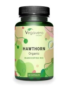 Organic Hawthorn Berry Capsules - 2800 mg Vegan