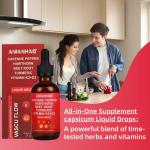 Cayenne Pepper Liquid Drops with Vitamin D3 K2