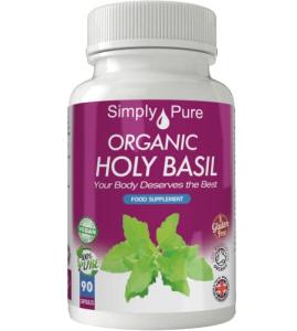 Organic Holy Basil Capsules for Mental Balance & Energy