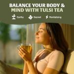 Holy Basil Tea Bags - 100 Count, Caffeine Free