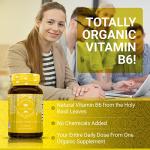 Organic Holy Basil Capsules with Vitamin B6 60ct