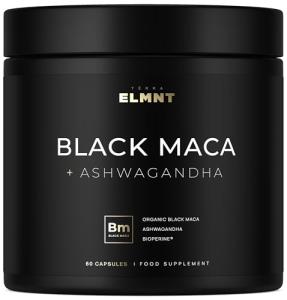 Organic Black Maca Root & Ashwagandha Supplement