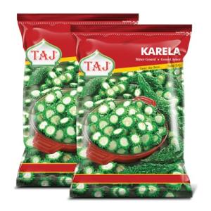 Taj Family Pack Karela - Frozen Bitter Melon 1Kg