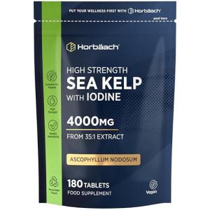 Sea Kelp Tablets 4000mg for Iodine Support