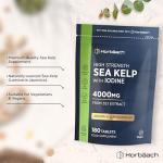 Sea Kelp Tablets 4000mg for Iodine Support