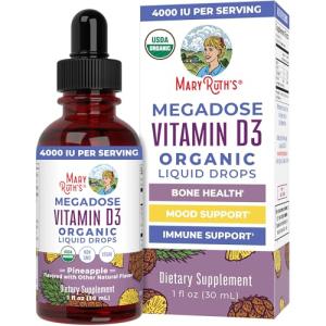 MaryRuth's Organic Vitamin D3 Liquid Drops, 4000 IU