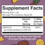 MaryRuth's Organic Vitamin D3 Liquid Drops, 4000 IU