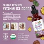 MaryRuth's Organic Vitamin D3 Liquid Drops, 4000 IU