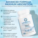 Liposomal Glutathione Softgels with Hyaluronic Acid