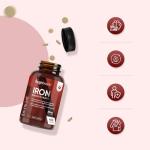 High Strength Vegan Iron Tablets for Energy