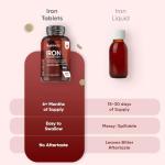 High Strength Vegan Iron Tablets for Energy