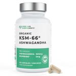 High Strength Organic Ashwagandha KSM-66®, 600mg