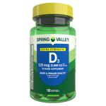 Spring Valley Vitamin D3 Softgels 5000 IU, 100 Count