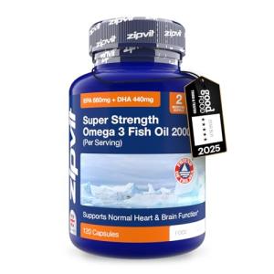 Zipvit Omega 3 Fish Oil 2000mg - 120 Capsules