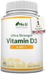 Vitamin D3 4000 IU Softgels - 365 Count